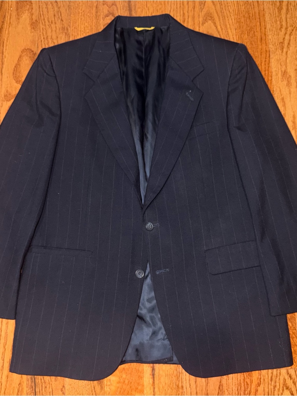 Sterling & Hunt Kuppenheimer Premier Edition Wool Pinstripe Blazer 42L Vintage